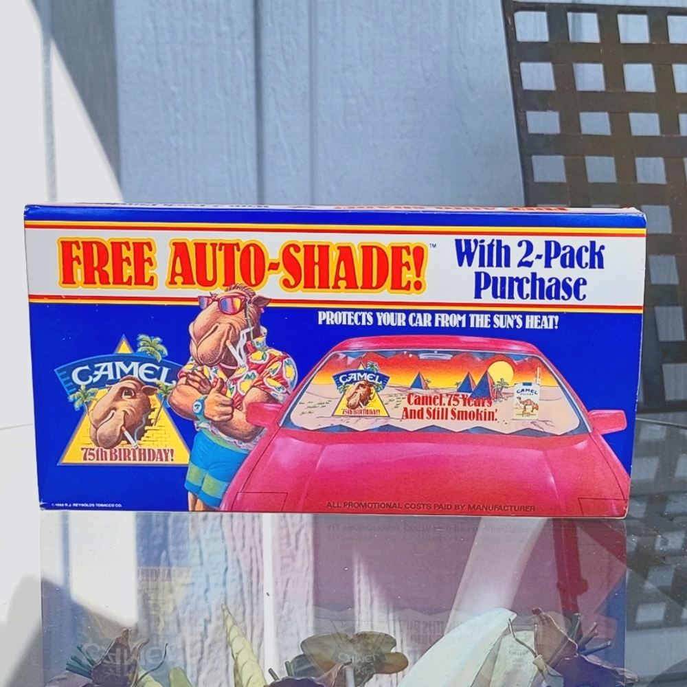 Joe Camel Auto-Shade!